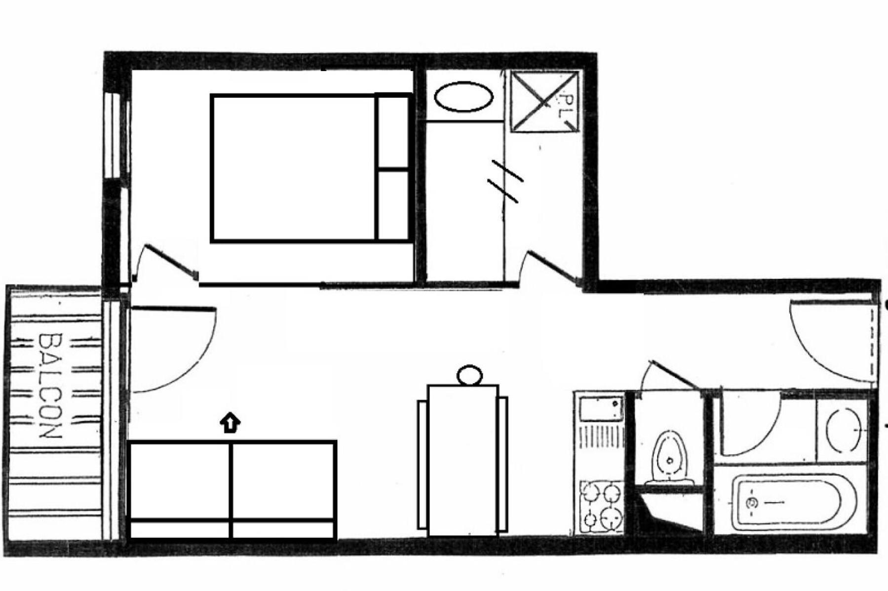 Residence Villaret - Appartement Lumineux - Depart Et Retour Skis Aux Pieds - Balcon Mae-2294 Saint-Martin-de-Belleville Exterior foto